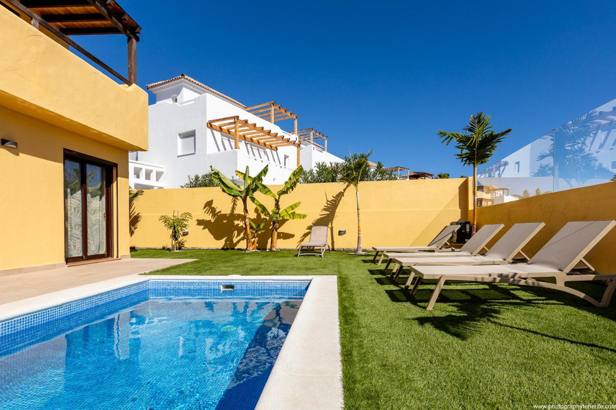 Villa With 4 Bedrooms And Private Heated Pool San Miguel de Abona Bagian luar foto