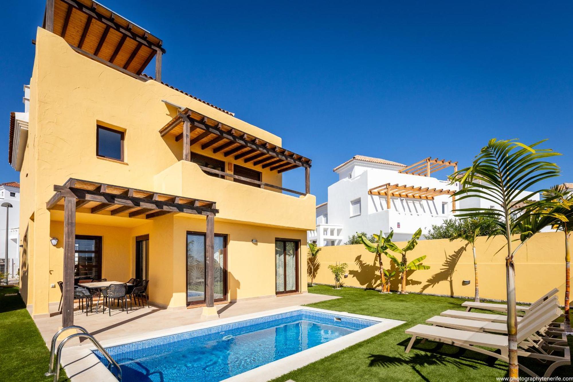Villa With 4 Bedrooms And Private Heated Pool San Miguel de Abona Bagian luar foto